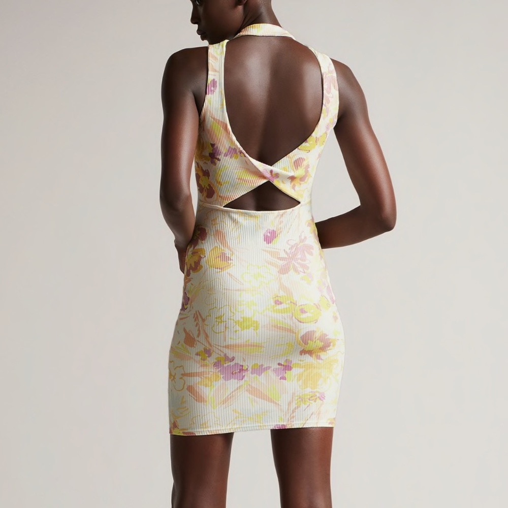Ted Baker Effi Twist Back Bodycon Mini Dress